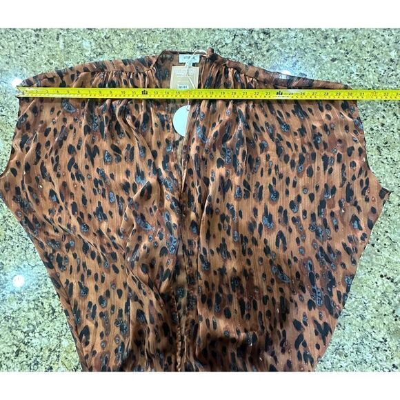 Umgee NWT Women’s Size S/M Sheer Animal Print Open Front Kimono Mob Wife NEW - Picture 12 of 15
